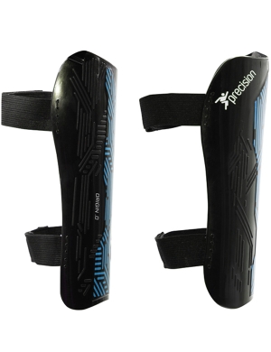 Precision Origin.0 Strap Shin Pads - Blk/Blue